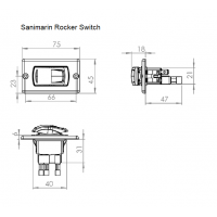 Sanimarin Rocker Switch